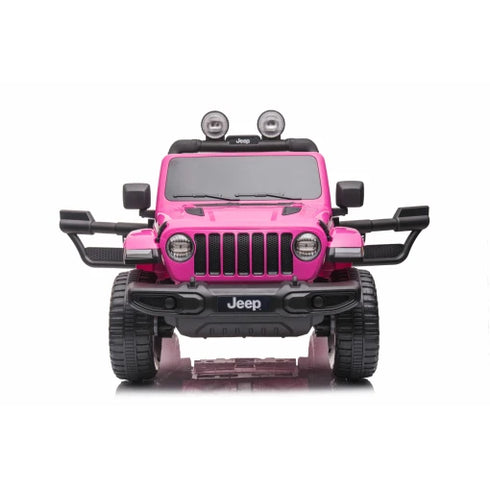 Licensed Jeep Rubicon children's ride on car special Edition - 4WD 12V- Pink